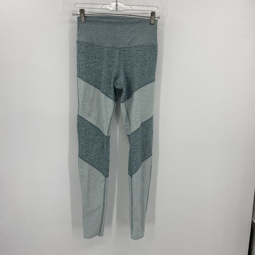 Alo Yoga 7/8 Sheila High-Rise Alosoft Leggings Heather Green Medium